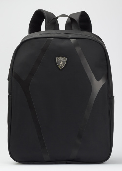 Рюкзак с лого Automobili Lamborghini черного цвета, фото